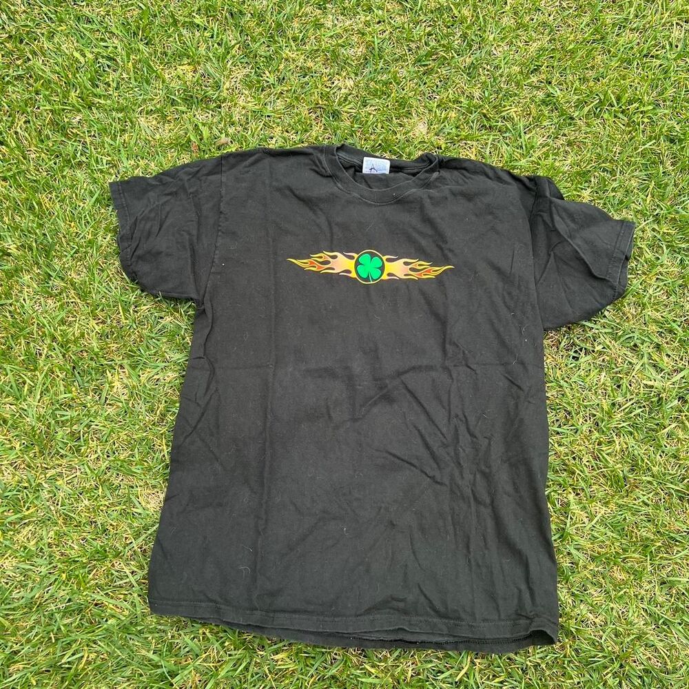 Y2k flames tee mens size L